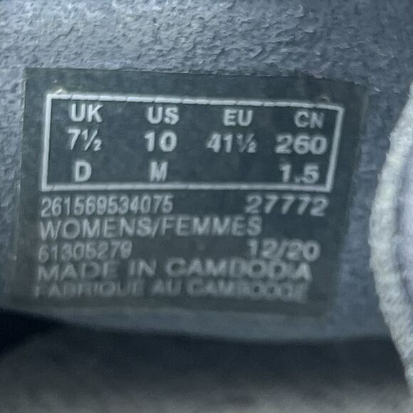 Clarks Cloudsteppers Womens 10 M Comfort Casual Blue Fabric Slip On Loafer Flats - Picture 10 of 11